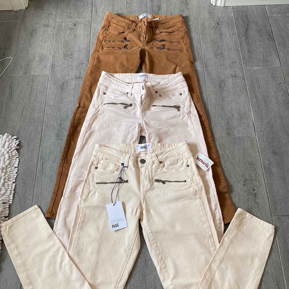 Paige jeans size 25 & 26